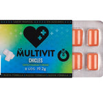 WUG Multivit - A goma de mascar funcional que fortalece suas defesas todos os dias. Cartela com 8 unidades.
