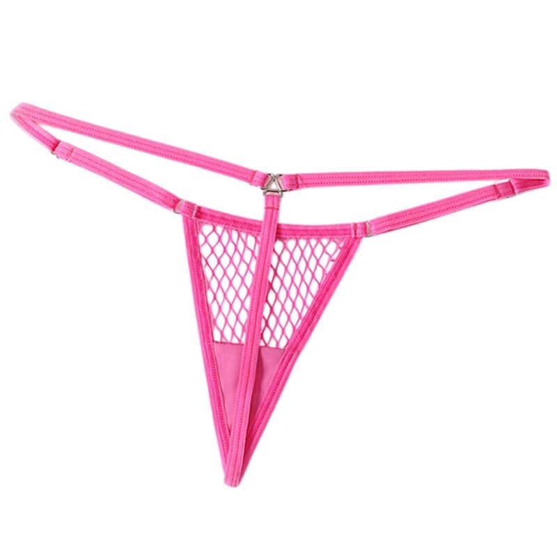 Chilirose - Cr 4856 Micro Tanga Rejilla Neon Rosa L/XL