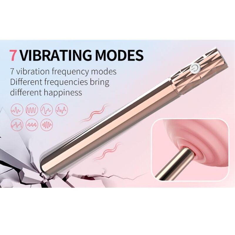 Nalone - Tia Vibrador Magic Stick Coelho - Rosa