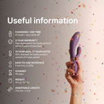 Lelo - Ina Thrust Rabbit Vibrador de Empurra Roxo