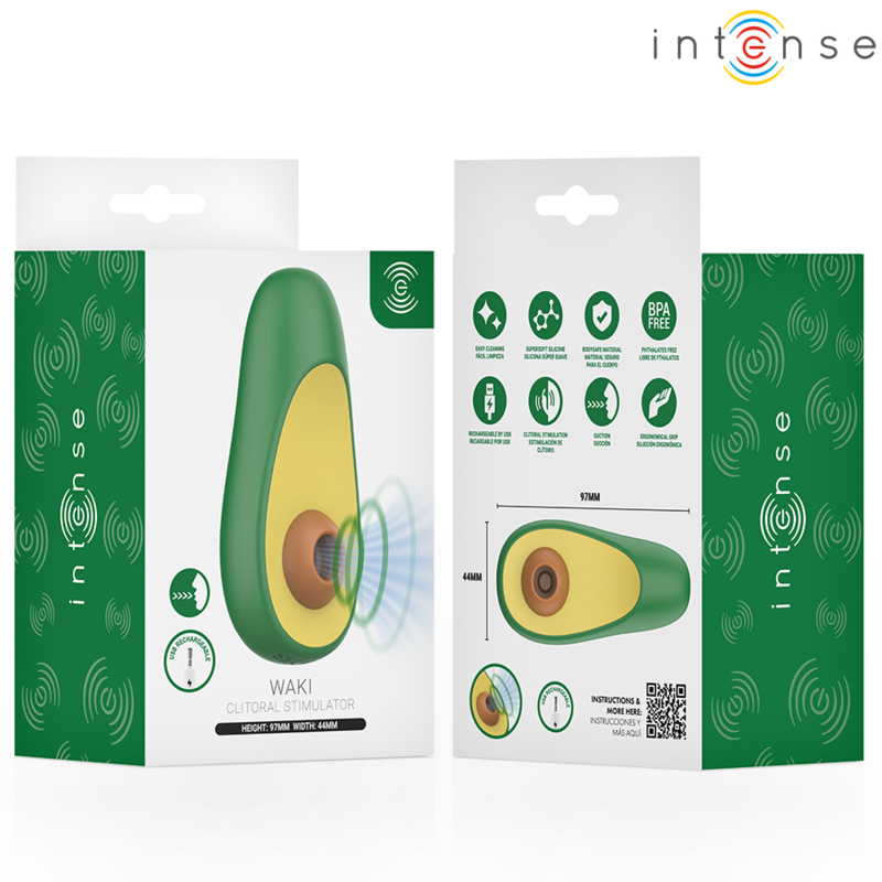 Intense - Waki Abacate Estimulador de Sucção Clitorial