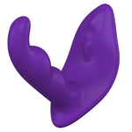 SHE.E.O - Estimulador Anal Vibratório Rotativo com Controle Remoto - Roxo