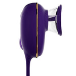 SHE.E.O - APARELHO DE SUCÇÃO CLITORIANA COM EFEITO DE LAMBIDA E ESTIMULADOR ANAL ROXO
