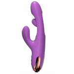 SHE.E.O - VIBRADOR RABBIT PARA PONTO G COM MOVIMENTO DIGITAL ROXO