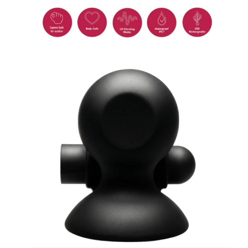 SHE.E.O - Gel de Sucção Vibratório Recarregável para Mamilos