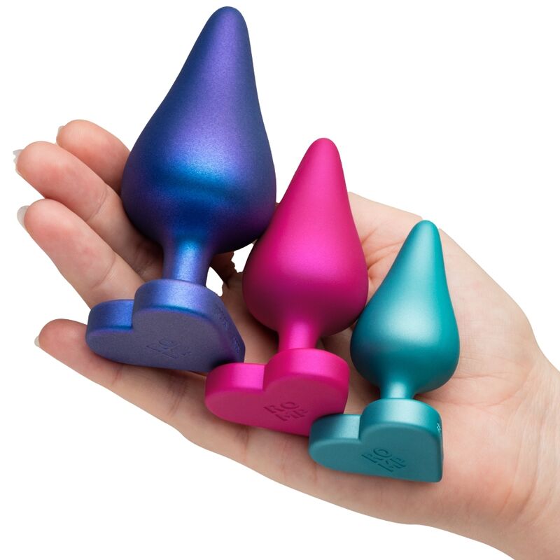 Romp - Kit de Treinamento Anal Luster P/M/G com Base em Formato de Coração