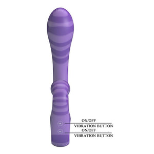 Pretty Love - Summer Vibrador de Duas Pontas com Alça 19 cm Ø 3,5 cm Roxo