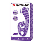 Pretty Love - Summer Vibrador de Duas Pontas com Alça 19 cm Ø 3,5 cm Roxo