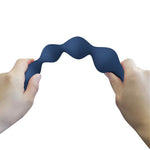 Mr Play - Bolinhas Anal de Silicone Azuis e Plug Anal 20,4 cm