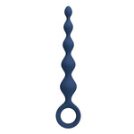 Mr Play - Bolinhas Anal de Silicone Azuis e Plug Anal 20,4 cm