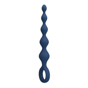 Mr Play - Bolinhas Anal de Silicone Azuis e Plug Anal 20,4 cm