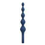 Mr Play - Bolinhas Anal de Silicone Azuis e Plug Anal 20,4 cm
