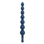 Mr Play - Bolinhas Anal de Silicone Azuis e Plug Anal 26,7 cm