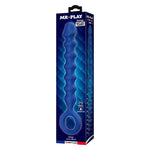 Mr Play - Bolinhas Anal de Silicone Azuis e Plug Anal - Ø - 3,4 cm - 28,5 cm