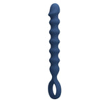 Mr Play - Bolinhas Anal de Silicone Azuis e Plug Anal - Ø - 3,4 cm - 28,5 cm