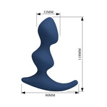 Mr Play - Plug Anal Azul Ergonômico