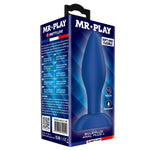 Mr Play - Plug Anal de Silicone Cônico Azul L