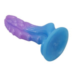 Power Monsters - Dildo Realista Atlanteans com Ventosa 19 cm Ø 5 cm Azul e Roxo