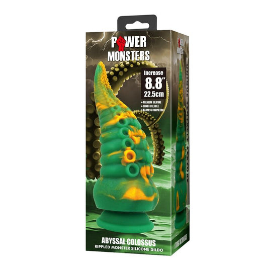 Power Monsters - Abyssal Colossus Bicolor Fantasy Silicone Dildo 22,5 cm Ø 6 cm