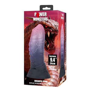 Power Monsters - Dreadful Fiend Bicolor Fantasy Silicone Dildo 24 cm Ø 6 cm