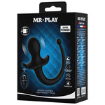 Mr Play - Vibrador Anal e Períneo com Controle Remoto sem Fio, Preto