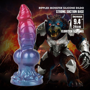 Power Monsters - Eldritch Sentinel Bicolor Fantasia Dildo de Silicone 24 cm Ø 5 cm