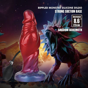 Power Monsters - Shadow Behemoth Bicolor Dildo de Silicone Fantasia 22 cm Ø 5 cm