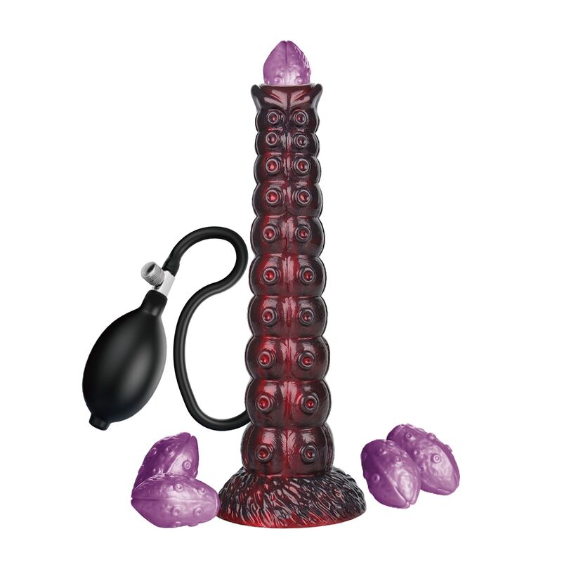 Power Monsters - Voidclaw Brute Bicolor Dildo de Silicone Inflável Fantasia 29 cm Ø 5,7 cm