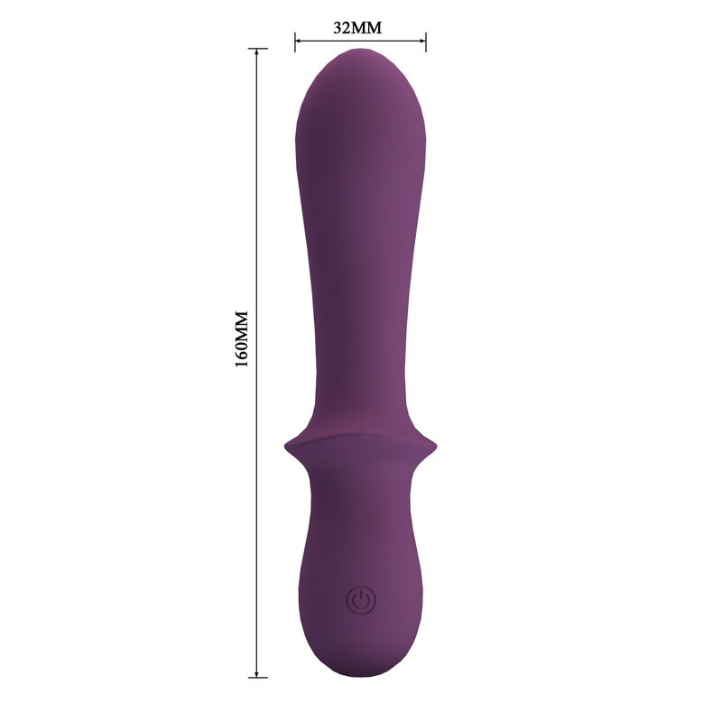 Pretty Love - Vibrador Recarregável Abigail com 10 Funções - Roxo
