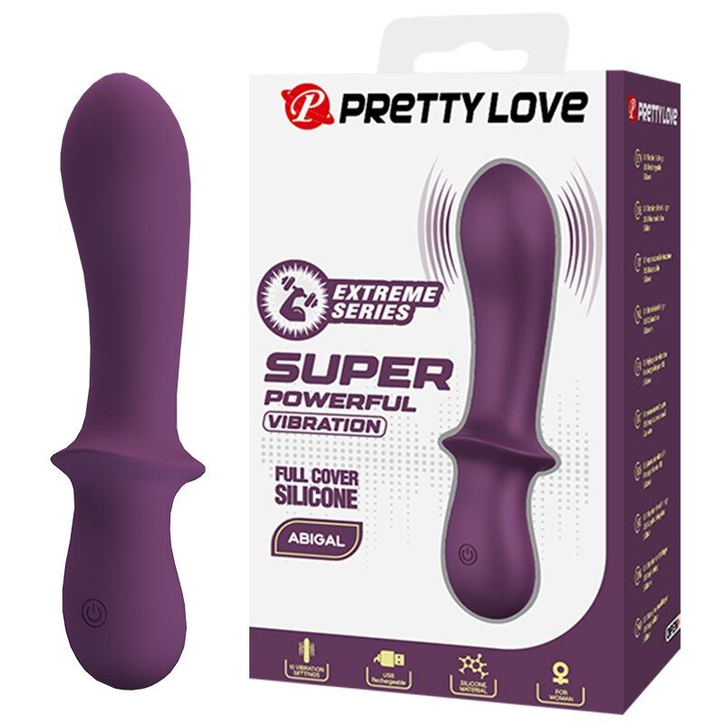 Pretty Love - Vibrador Recarregável Abigail com 10 Funções - Roxo