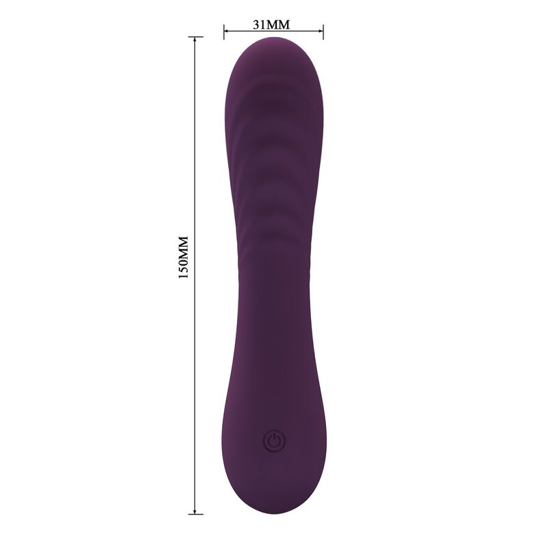 Pretty Love - Vibrador Recarregável Alexisrose com 10 Funções - Roxo