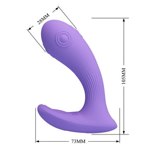 Pretty Love - Vibrador de Dupla Estimulação Recarregável Andromeda Roxo