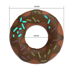 Pretty Love - Anel de Pênis Super Donut Marrom