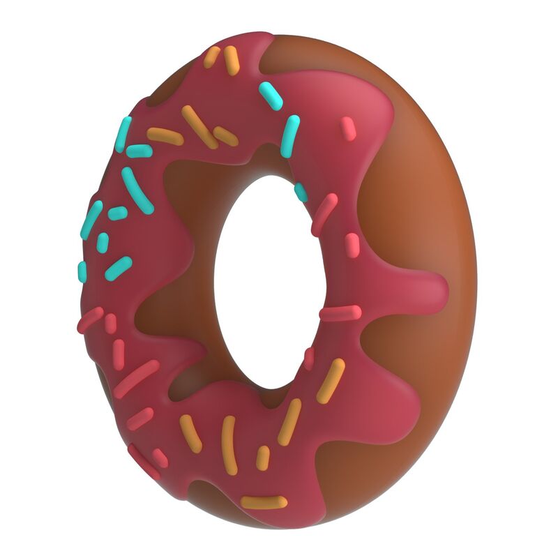 Pretty Love - Anel Peniano Super Donut Rosa