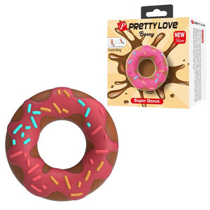 Pretty Love - Anel Peniano Super Donut Rosa