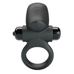 Pretty Love - Anel Vibratório para Pênis Adrien com 10 Funções - Preto