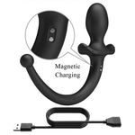 Pretty Love - Vibrador Anal e Períneo com Controle por Aplicativo Anthony, Preto