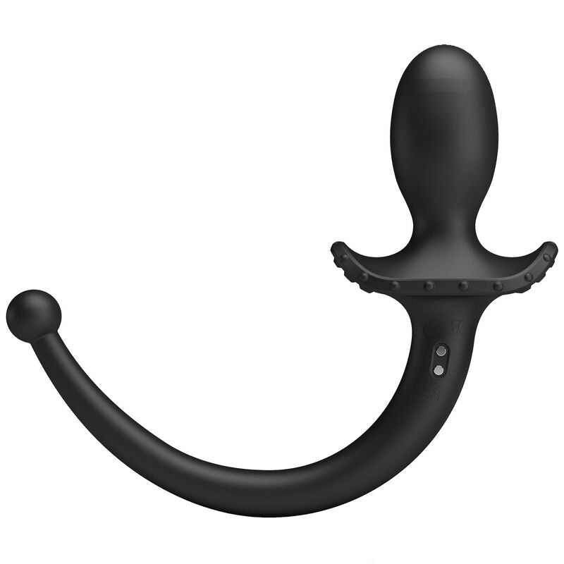 Pretty Love - Vibrador Anal e Períneo com Controle por Aplicativo Anthony, Preto