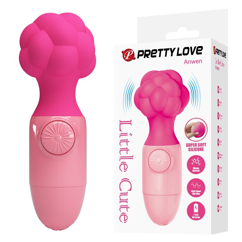 Pretty Love - Mini Massagador Anwen Rosa