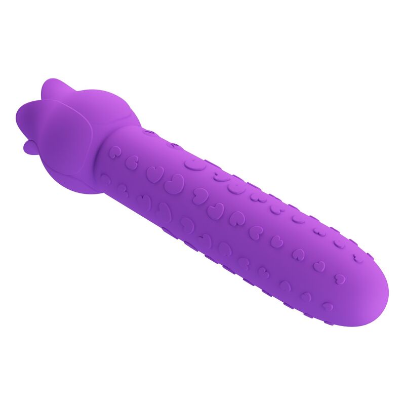 Pretty Love - Vibrador Estimulador Oral e Clitoriano Recarregável Dannell, Roxo