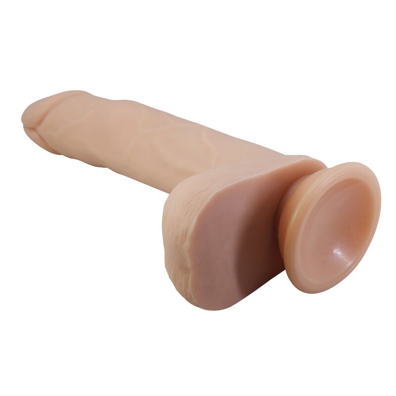 Pretty Love - Davey Dildo Vibratório com Controle Remoto, 22,5 cm Ø 4,8 cm Natural