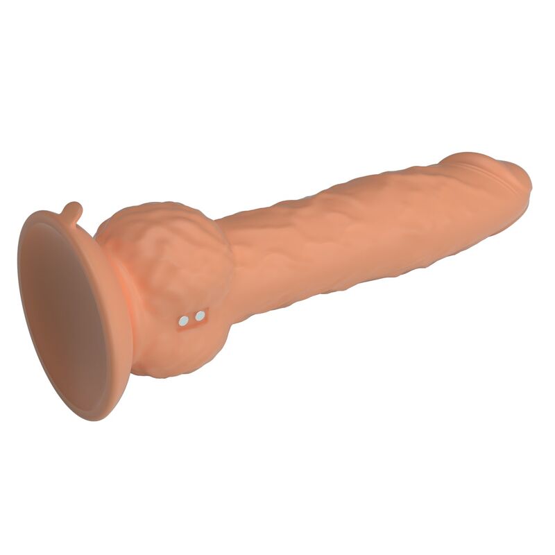Pretty Love - Eren Dildo Vibratório com Empurração 20,5 cm Ø 4,5 cm Natural