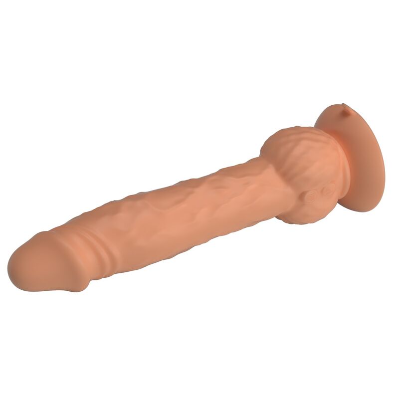 Pretty Love - Eren Dildo Vibratório com Empurração 20,5 cm Ø 4,5 cm Natural