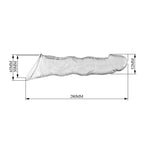 Pretty Love - Capa Extensora de Pênis Ajustável 28 cm Ø 4,5 cm Transparente