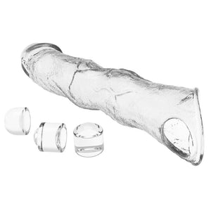 Pretty Love - Capa Extensora de Pênis Ajustável 28 cm Ø 4,5 cm Transparente