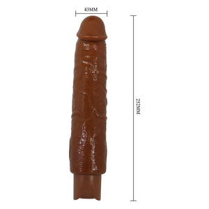Pretty Love - Vibrador Realista Gavin 25 cm Ø 5 cm Marrom