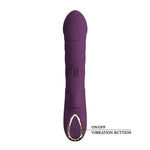 Pretty Love - Vibrador Coelho Recarregável Harper com 10 Funções - Roxo