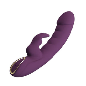 Pretty Love - Vibrador Coelho Recarregável Harper com 10 Funções - Roxo