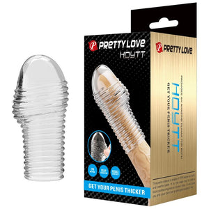 Pretty Love - Capa para Pênis Hottt para Aumentar o Aumento do Volume do Seu Pênis Transparente