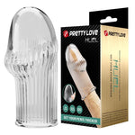 Pretty Love - Capa Peniana Huel para Aumentar a Grossura do Seu Pênis Transparente